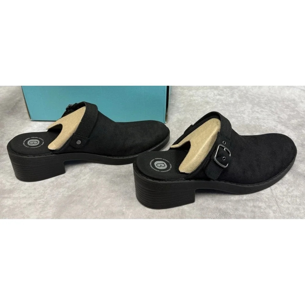 Bzees Cloud‑Tech Black Slip‑On Womens Size 11 - Picture 1 of 5